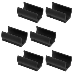 U Shaped Chair Leg Trampoline Cap Rubber Protectors Furniture Feet Pads Cover Scratches 25Pcs Couch