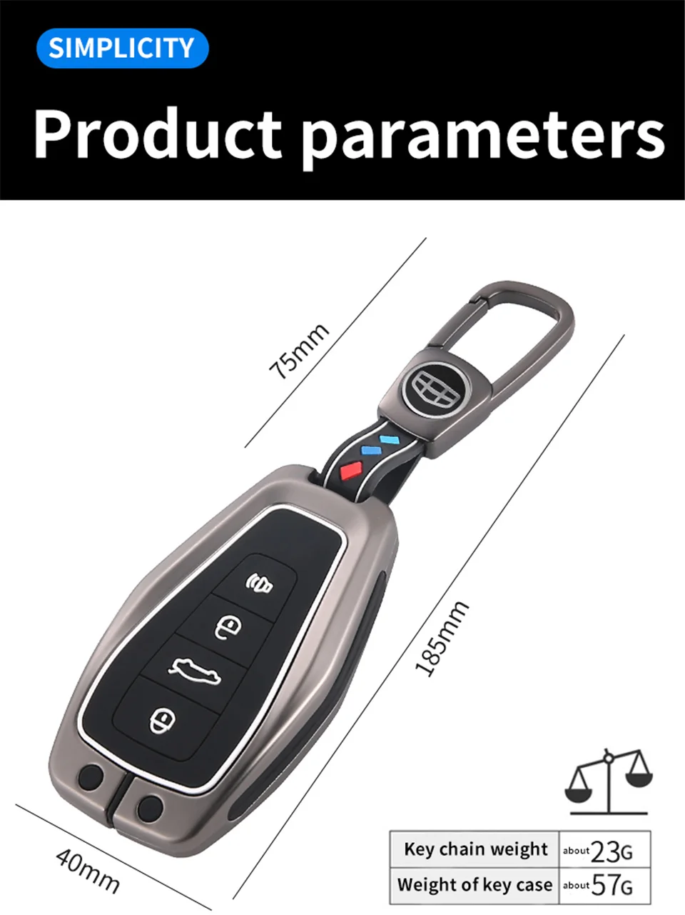 Custodia per portachiavi per auto custodia per Shell Set per Geely Coolray X6 Emgrand Global Hawk GX7 accessori remoti portachiavi per lo Styling dell'auto - S96b9cc02f7c449ec917d56977cd57c0cM