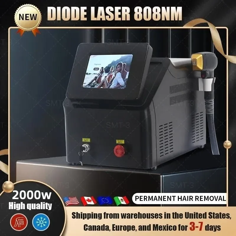 

Diode Laser Freezing Point Painless Hair Removal 2000W 755 808 1064nm Wavelength Suitable For Homes And Beauty Salons