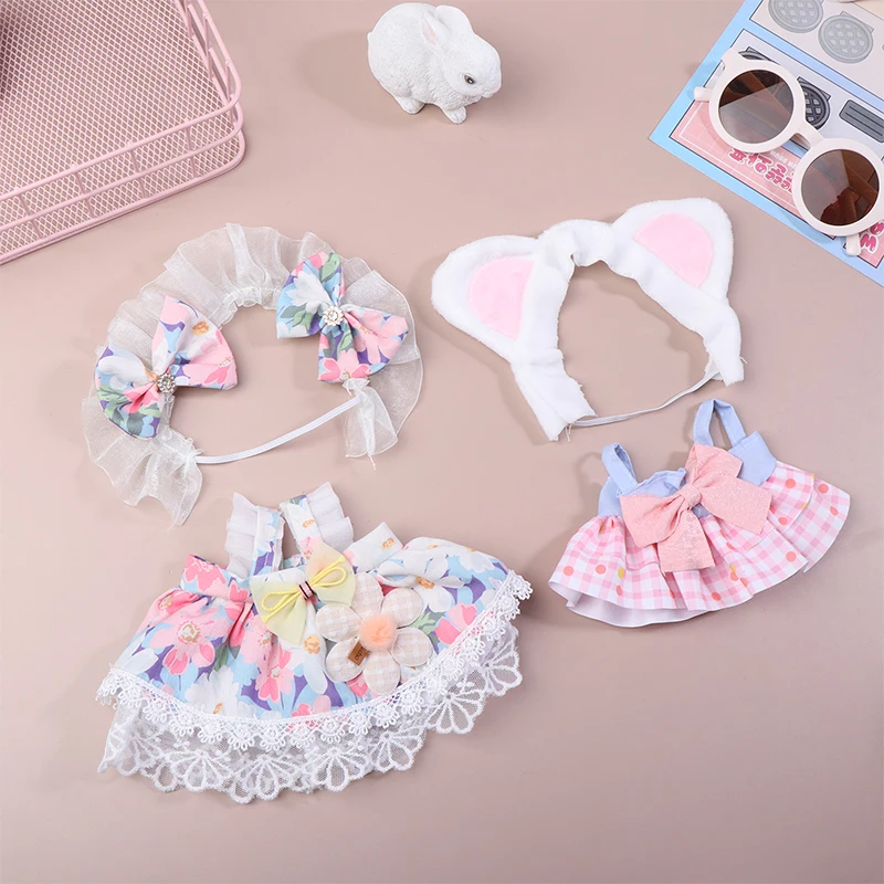 1Set Doll Clothes For 20cm Idol Doll Outfit Accessories For Super Star Dolls Toy Gift 5