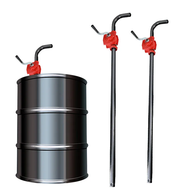 

Hand Rotary Oil Pump 25mm 32mm Cast Iron Strong Sealing Durable Oil Pump Barrel Heavy Duty Transfer Tool for Car Auto Parts