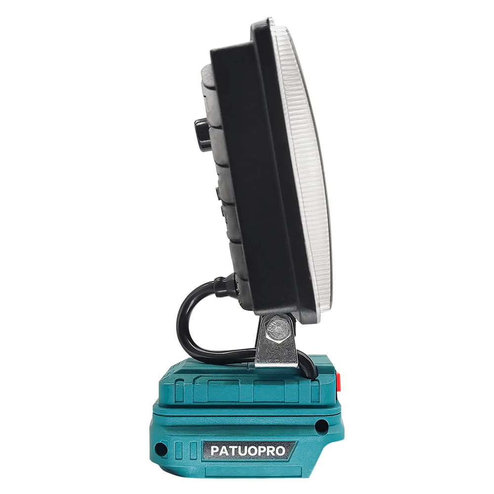 84 LED Flashlight Portable Outdoors Spotlight Dual USB Base Light Lamp Emergency Lighting For Makita 18V Battery(No Battery)