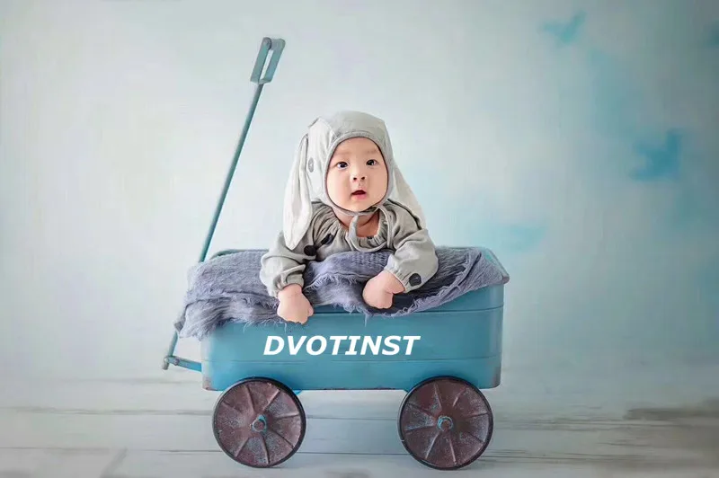 Реквизит для детской фотосъемки Dvotinst Железный автомобиль вагон-тележка чехол