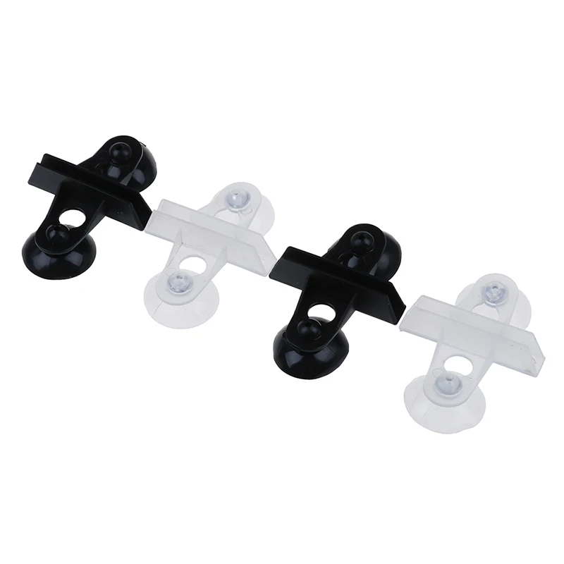 5pcs Aquarium Fish Tank Divider Suction Cup Divider Plastic Sheet Holder Set