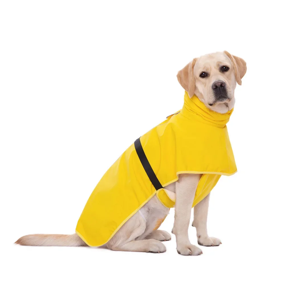 

Outdoor Waterproof Pet Dog Clothes Raincoat Poncho Labrador Golden Retriever Keji Medium and Large Dog Clothing