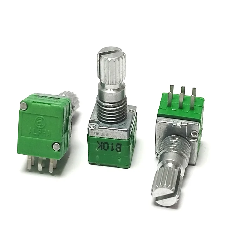 1 Pz ALPHA 9mm Doppia Unà Potenziometro Rotativo Single-loop - Foto 2