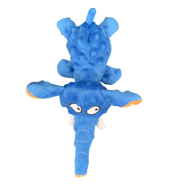 Small Plush Raw Dog Toys Squeak Elephant Shell Durable Toy Dogs Chew Interactive Indestructible Dog Sound Toy Puppy Pet Supplies 4