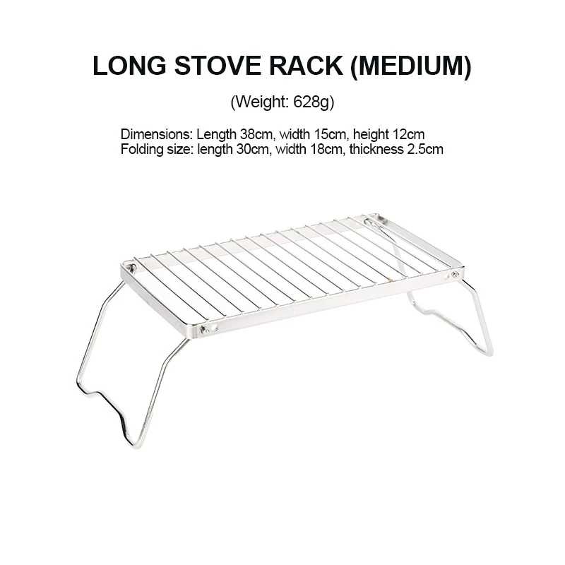 바베큐 그릴 다기능 접이식 캠프 파이어 그릴 휴대용 스테인레스 스틸 캠핑 그릴 창살 가스 스토브 스탠드 야외 바베큐 랙