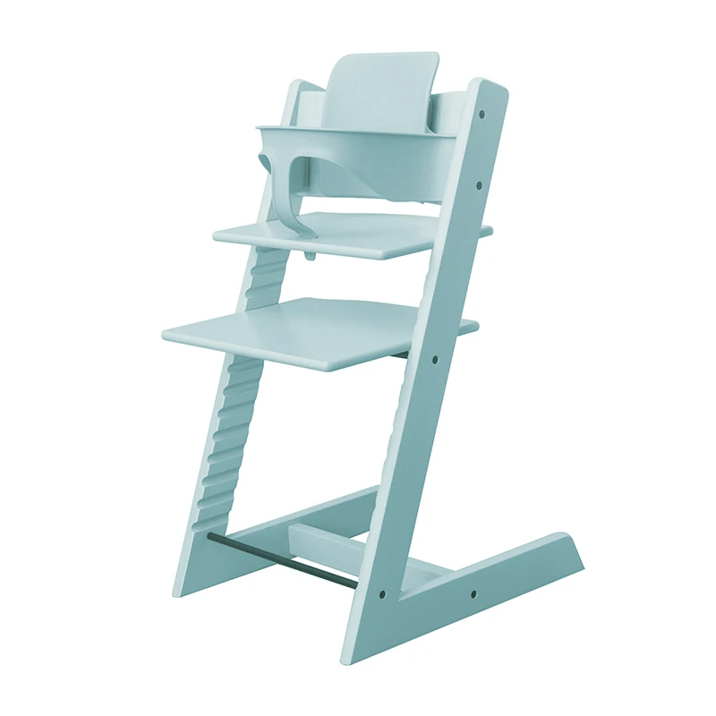

children's growth chair Nordic style baby dining chair portable baby multifunctional adjustable wooden high chair
