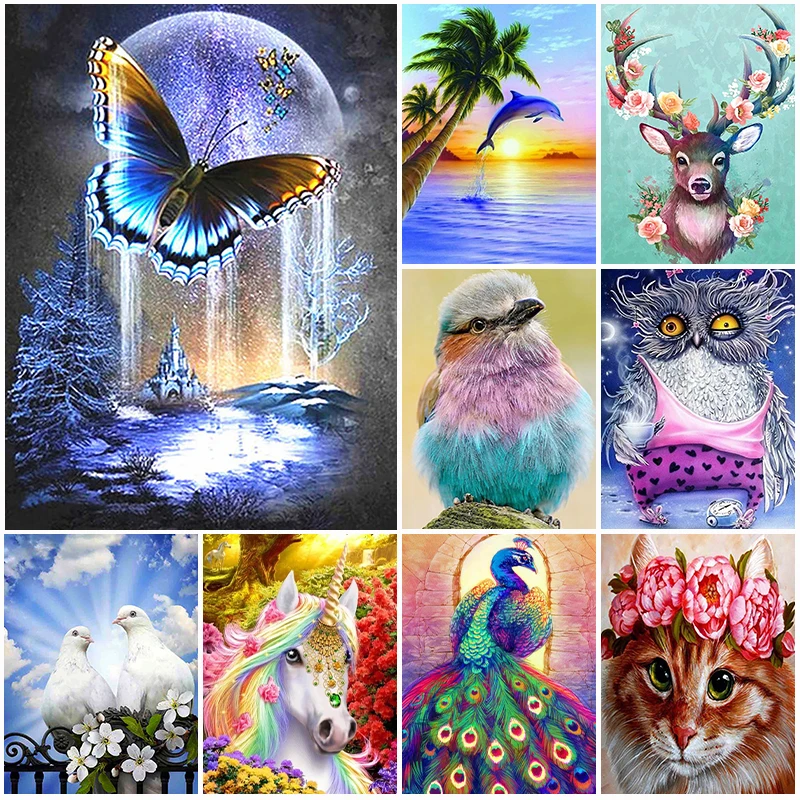 

5D DIY Diamond Painting Landscape Full Drill Diamond Embroidery Mosaic Rhinestones Cross Stitch Kits Decoration Gift
