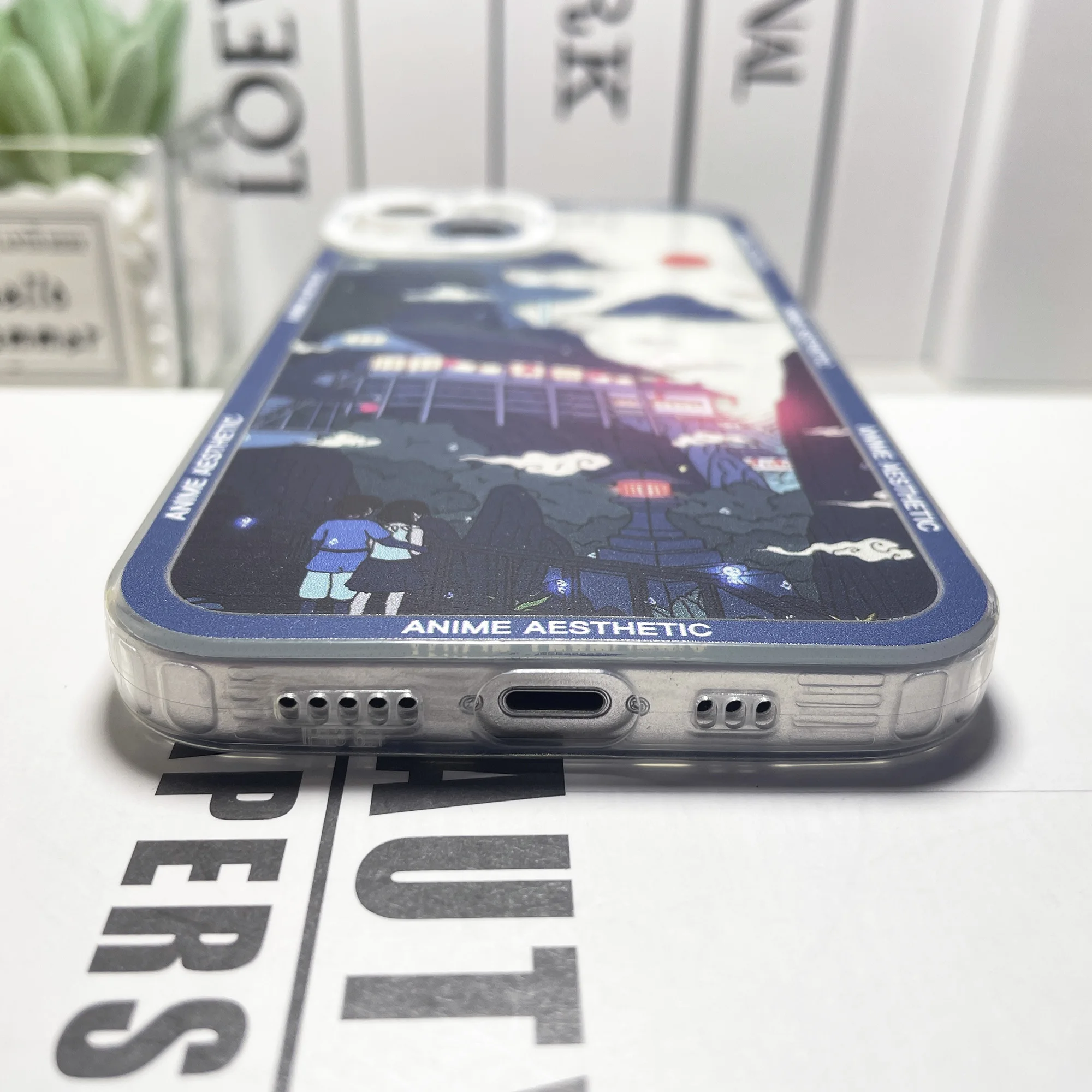 Capa de telefone transparente com amortecedor TPU transparente Ayanokoji  Kiyotaka anime japonês com iPhone 7 8 SE X XR XS Max 11 12 13 14 Plus Pro  Max Mini Case (iPhone 14 Pro Max,FF3671)