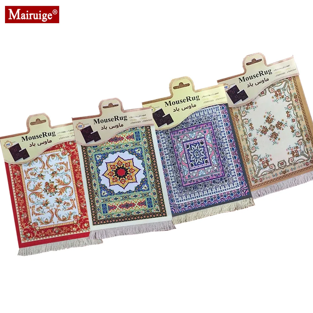 27X18Cm Pattern Persian Carpet Mouse Pad Diy Custom Velvet Material Decoration Laptop  Desk Pad Gaming Desk Anime Rug  Best Game