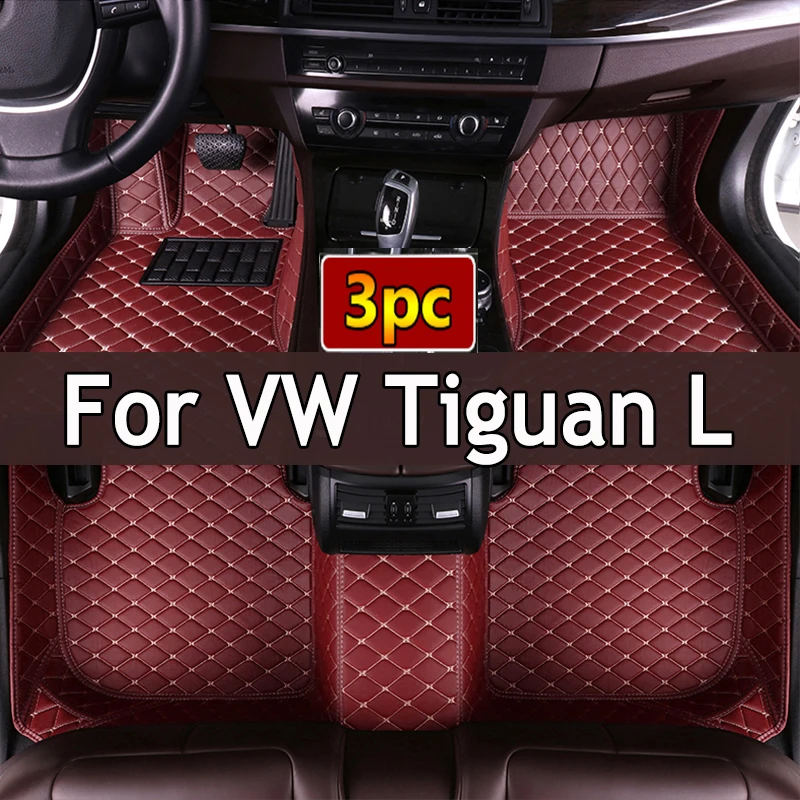 

Car Floor Mats For VW Volkswagen Tiguan L 2023 2022 2021 2020 2019 2018 2017 (5 seats) Auto Interior Carpets Covers Accessories