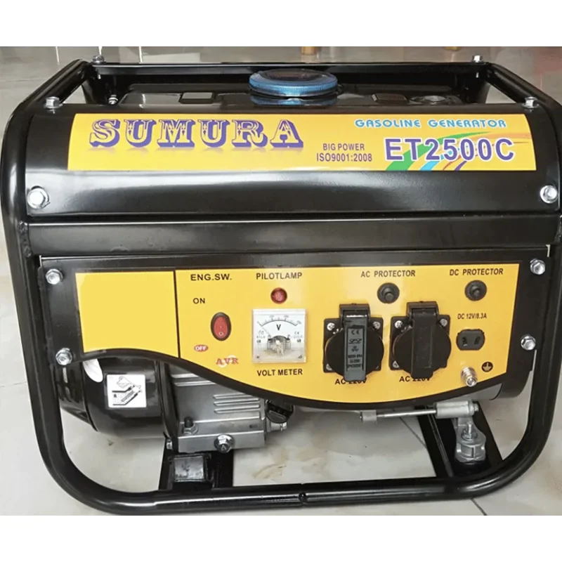 NEW 1600W portable gasoline generator household single-phase small mini outdoor battery car charging generator 350CC