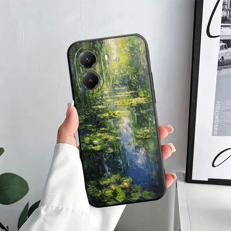 Soft Phone Case with Claude Monet Oil Painting Design
