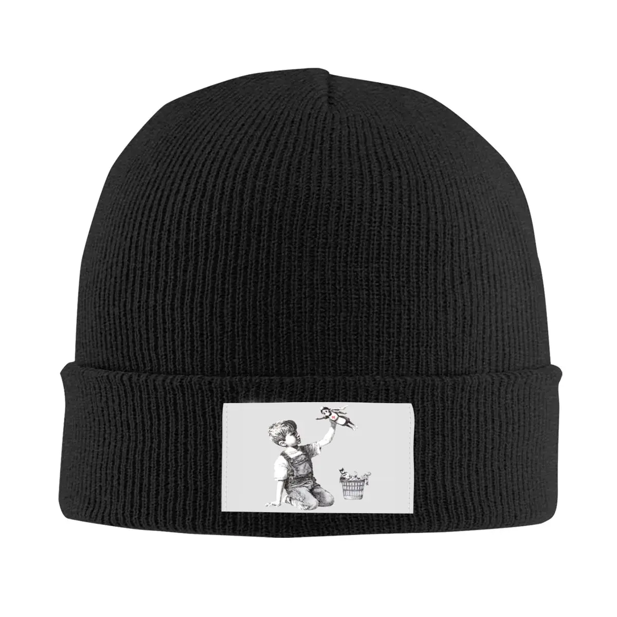 

Game Changer Beanie Cap Unisex Winter Warm Bonnet Homme Knit Hats Ski Banksy Street Graffiti Pop Art Skullies Beanies Hat