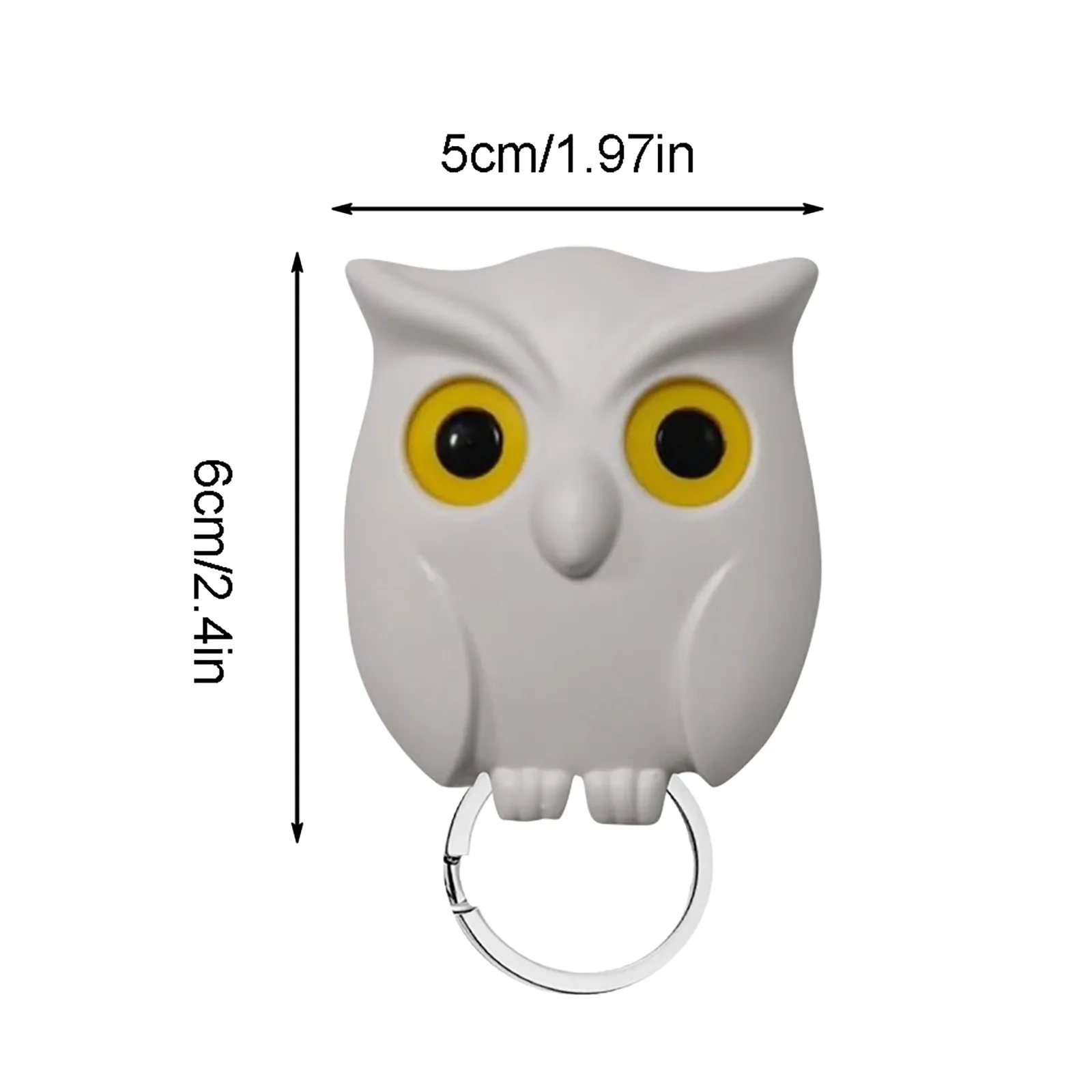 Owl Key Hook Without Punching Entrance Foyer Living Room Wall Hanging Organized And Stored 6