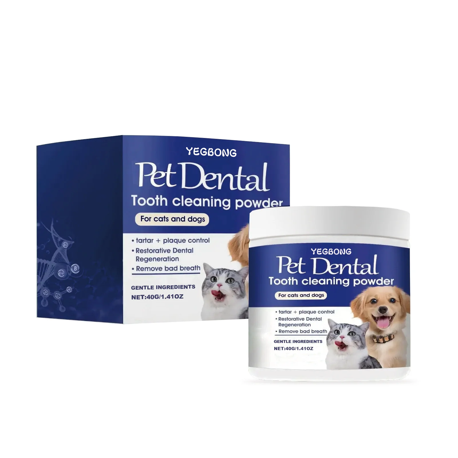 Dental Powder For Pet Teeth Cleaning Products Dogs Bad Breath Treatment Plaque off Teeth Stone Tartar Remover Cats Dental Care