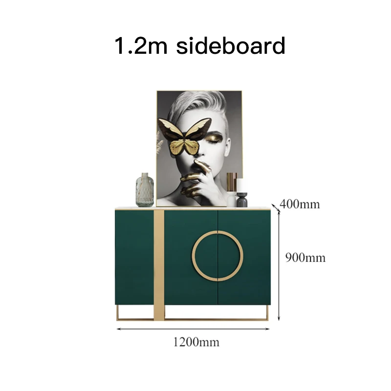 Modern Minimalist Sideboard Kitchen Cabinet Furniture Entrance Hall Display Cabinet Showcases Living Room Slate Entrance