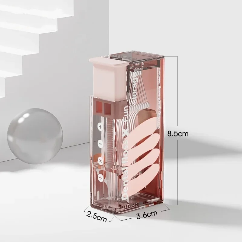 Portable Plastic Dental Floss Storage Box Dispenser