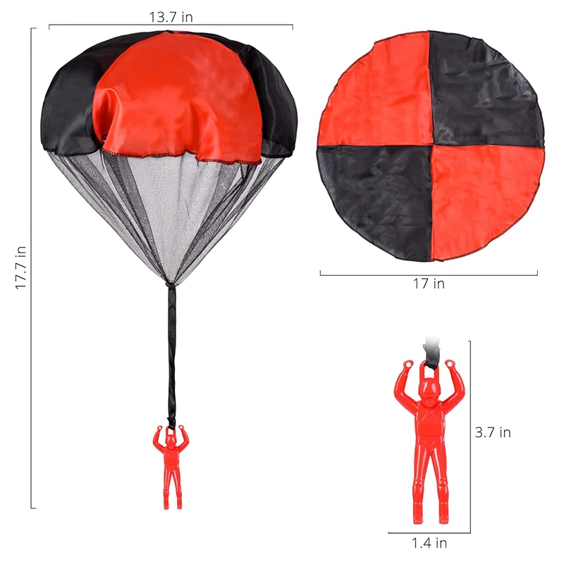 Parachute Toys for Kids Tangle Outdoor Flying Men Outside Easter Basket...
