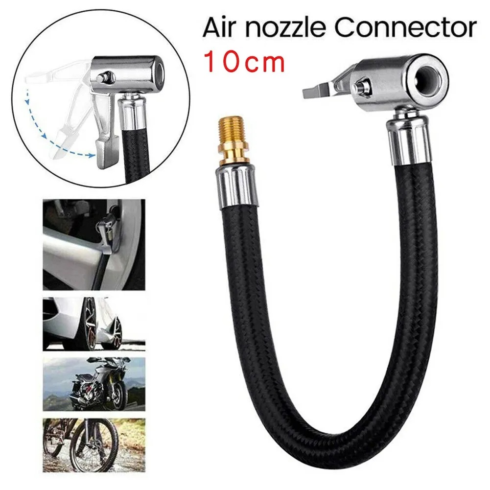 Adaptateur De Tuyau De Gonflage De Pneu Avec Pompe à Air Pour Vélo Moto 300  Mm