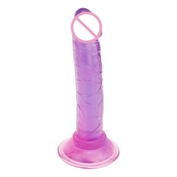 Soft Jelly Dildo Suction Dildo Realistic Erotic Cup Dildo Woman Anal Butt Plug G Spot Clitoris Orgasm Sex Toys for Adults Gay 3