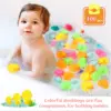 12/24/36/72 Pack Multicolor Mini Rubber Duck Bath Toy Colored Little Ducks 2