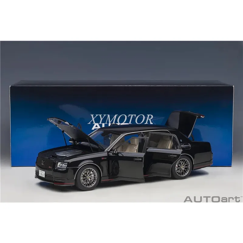 

Коллекционные модели автомобилей AUTOart 1/18 для Toyota Century GRMN, хобби-игрушки для мальчиков, подарки на день рождения, демонстрационные украшения черного цвета