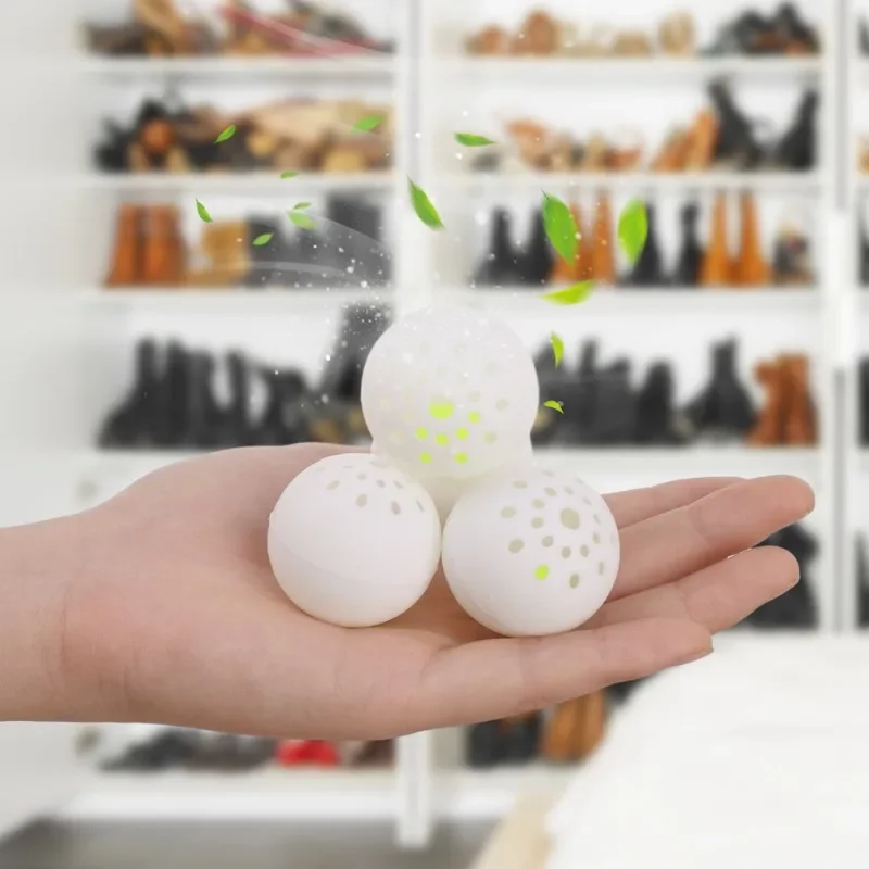 Odor Eliminating Balls Multifunction Shoes Deodorant Balls Tea Scent Fresheners 12/2pcs