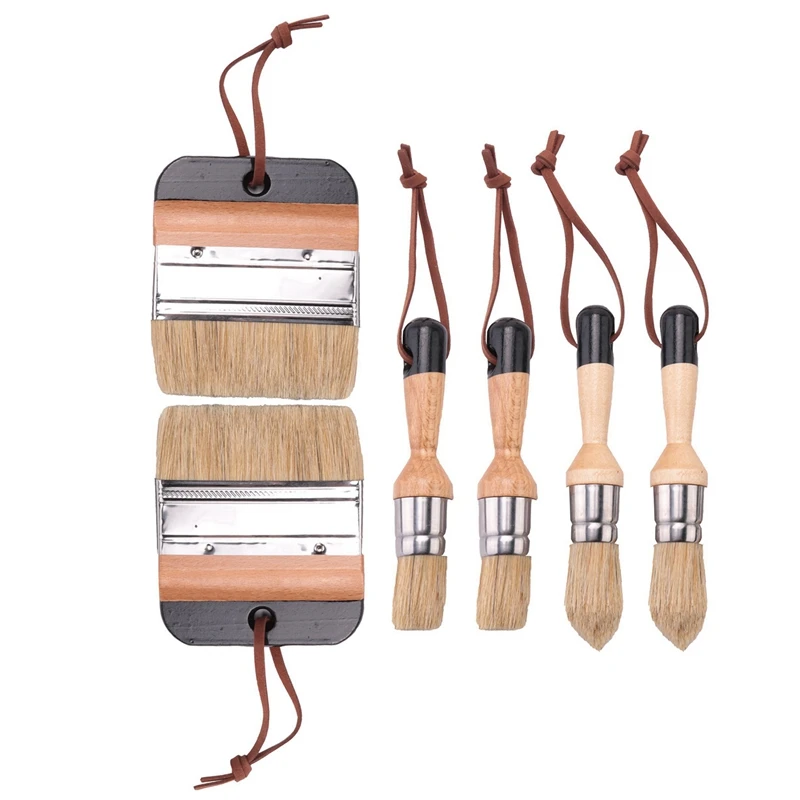 

6 шт., кисти для рисования мелом и воском