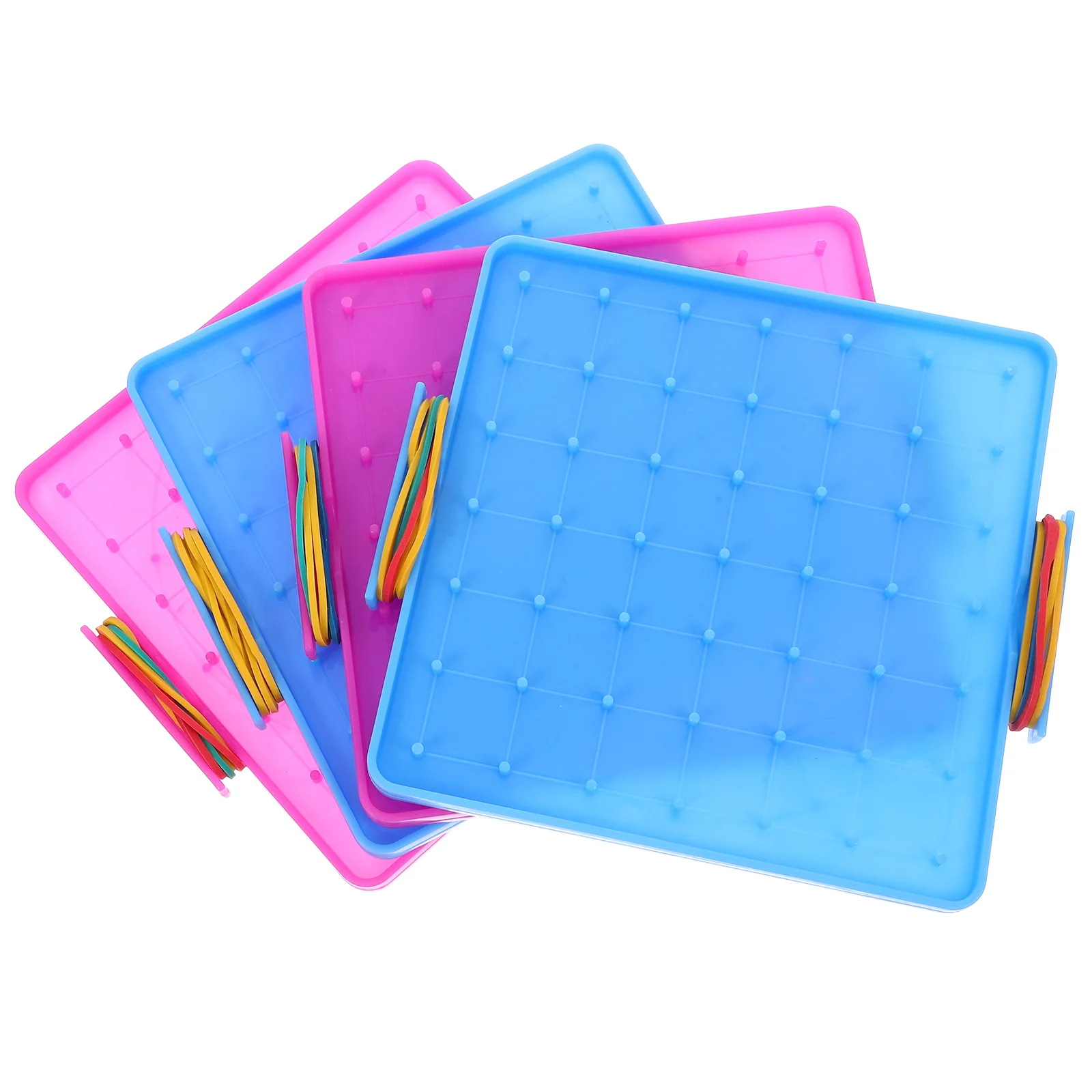 

Geoboard Learning Material Geometric Geoboards Toys Double-sided Geoboard Plastic Geoboard Toy Kids Early Learning Toys