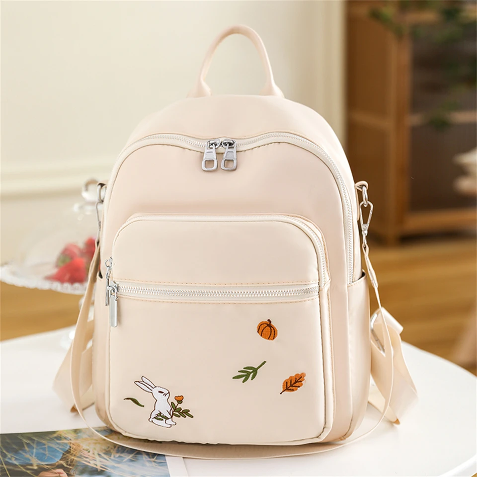 

High Quality Nylon Designer Backpacks Casual Large Capacity School Bags for Teenage Girl 2023 Bookpack Elegant Travel Bags Sac