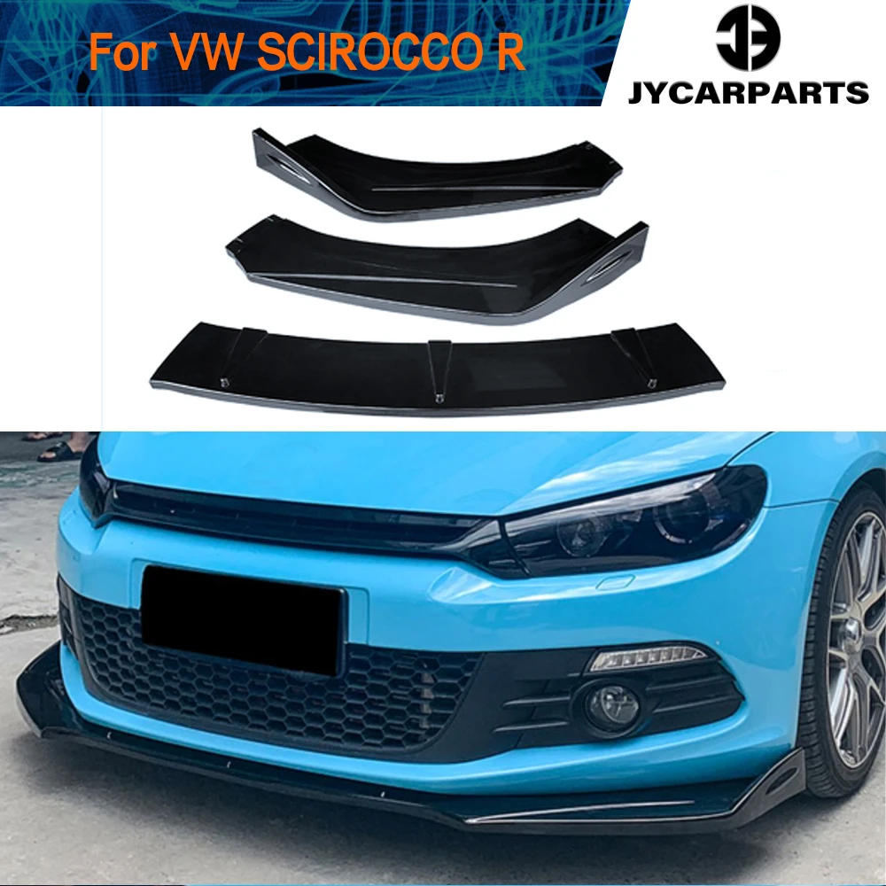 ABSFrontBumperGuardLipChinSpoilerforVolkswagenVWSCIROCCOR
