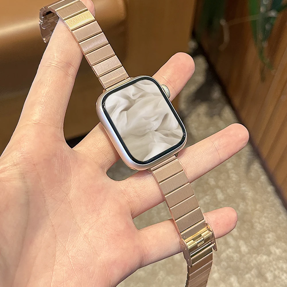 Sleek 14mm Stainless Steel Watch Strap