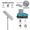 Replace Mop Head Microfiber Replacement Head Floor Cleaning Cloth Pads Flat Squeeze Hand Free Wringing Tools for Home, Kitchen 3