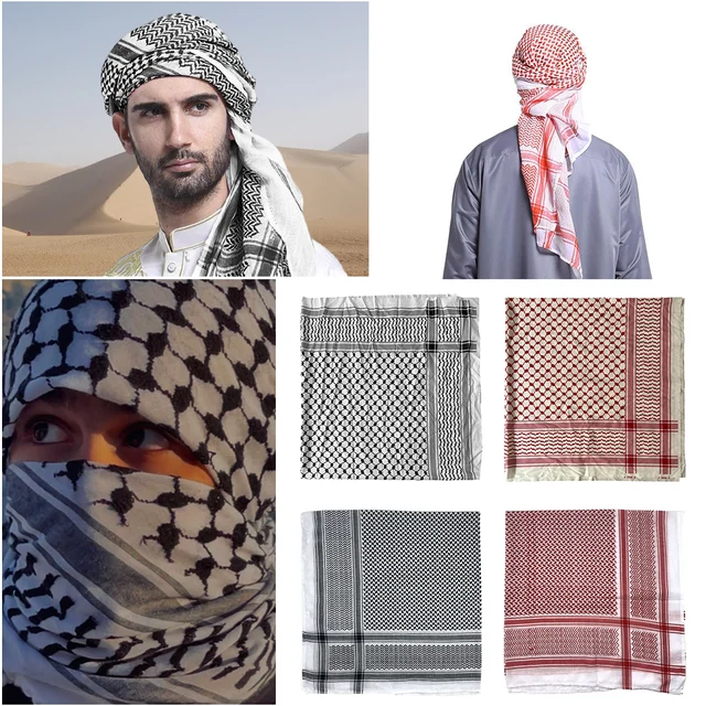 Shemagh Desert Keffiyeh Scarf Soft Cotton Shemagh Scarf Arab