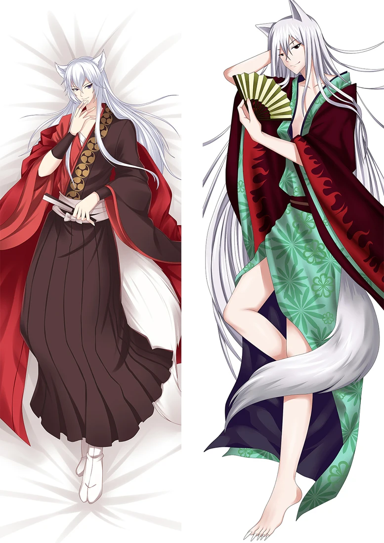 Tomoe Kamisama Kiss Dakimakura Anime Body Pillow Case 17110 Male Animal  ears Kimono –