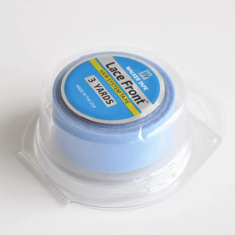 Lace Front Support Tape Blue Double Sided Adhesive For Hair Extension/Toupee/Lace Wig Tape 3yards 12yards 36yards