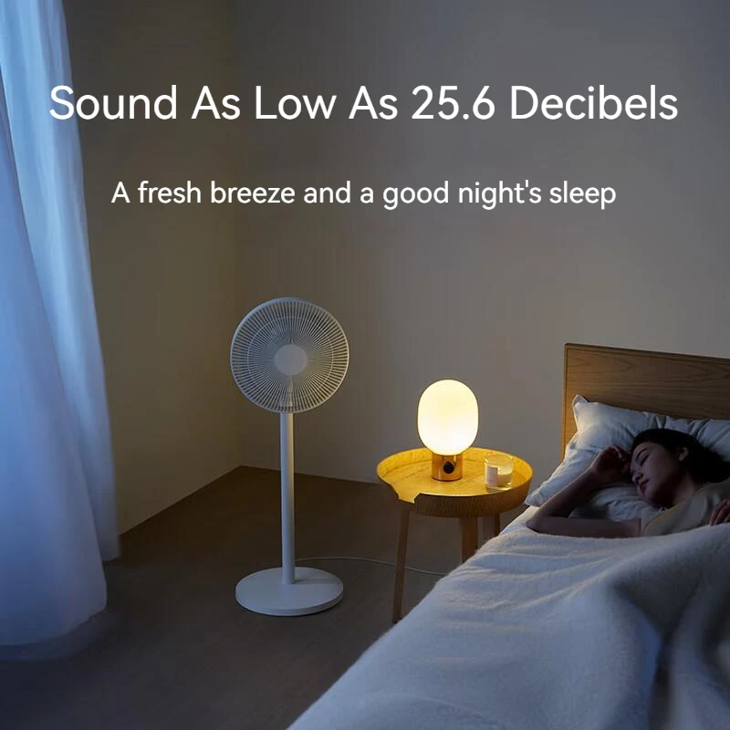 XIAOMI MIJIA Smart DC Standing Fan 1X Upgraded Version For Home Electric Floor Fans 14M Air Supply Distance APP Wireless Control wireless floor fan
