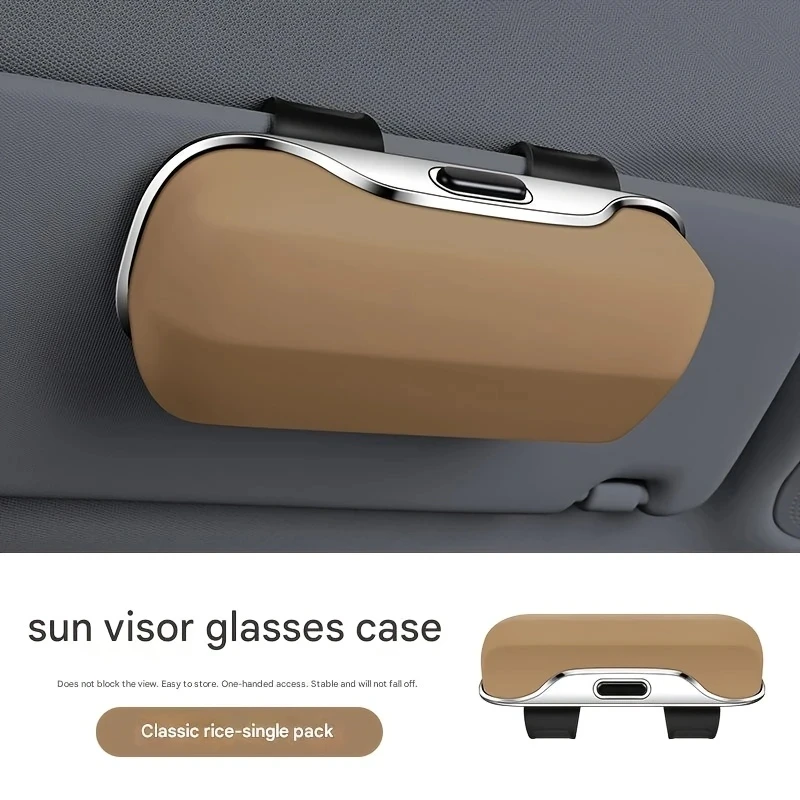 Portable Car Sunglasses and Eyeglasses Holder