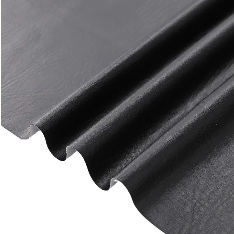Black PVC Leather Large Elephant Pattern Waterproof Elastic Soft Skin Simulation Water Wear Resistant Furniture Soft Pack S