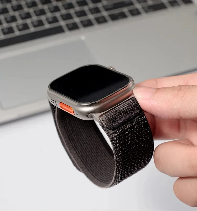 รูปสินค้า สายนาฬิกาไนลอนยืดหยุ่นสำหรับ Apple Watch