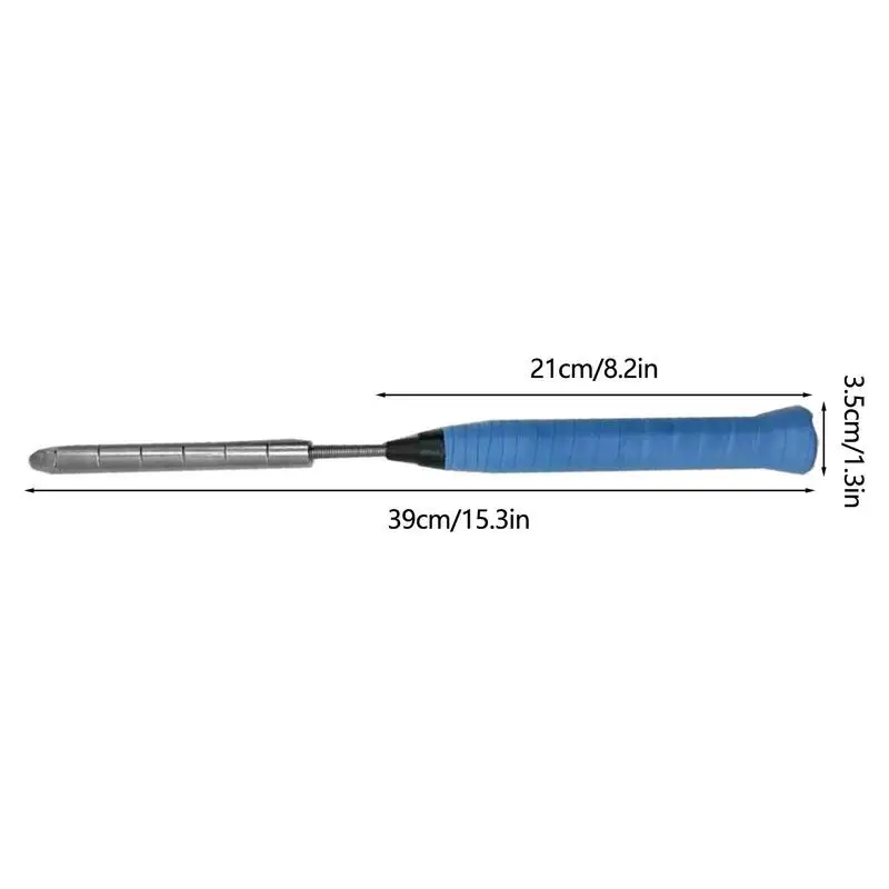 Badminton Racket Swing Trainer Adjustable Weight Badminton Training Stick Stainless Steel Racket Training Tool badminton swing trainer