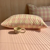 100% cotton Soft Bedding Set Stripe Printing Duvet Cover with Pillow Case Bedclothes Bedspread Pillowcases Comforter Sets 4