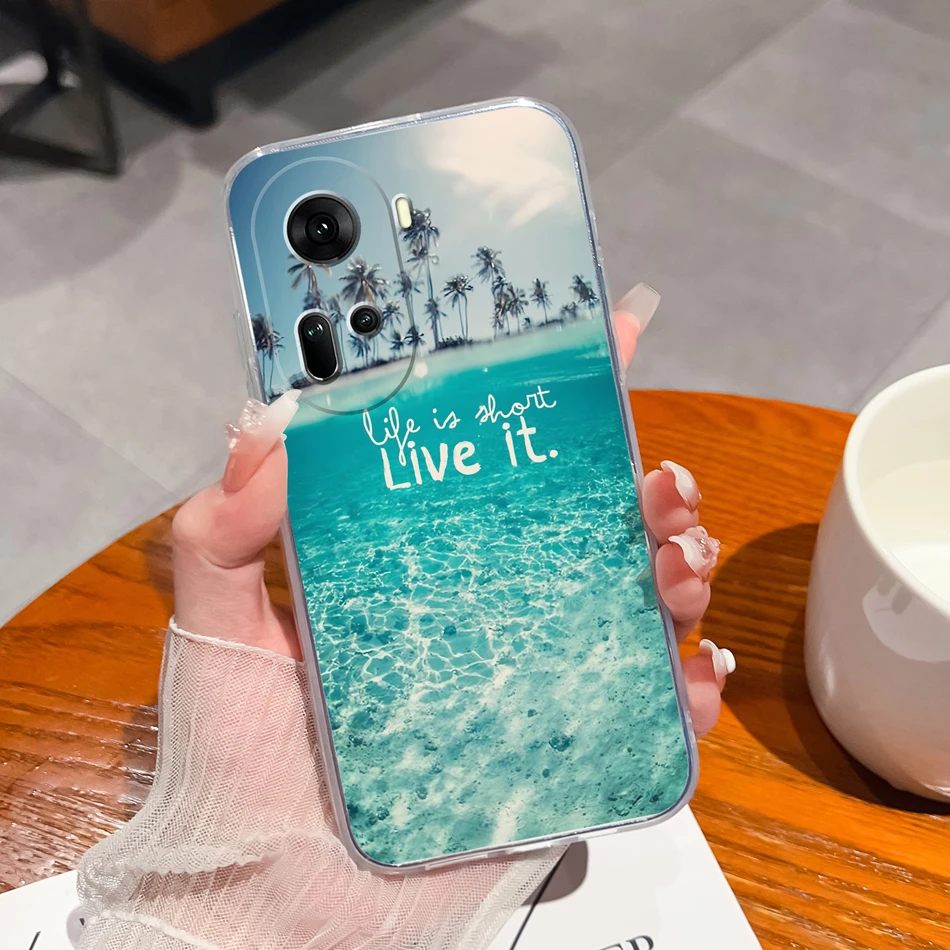 Clear Protective Silicone Anti-Drop Phone Case