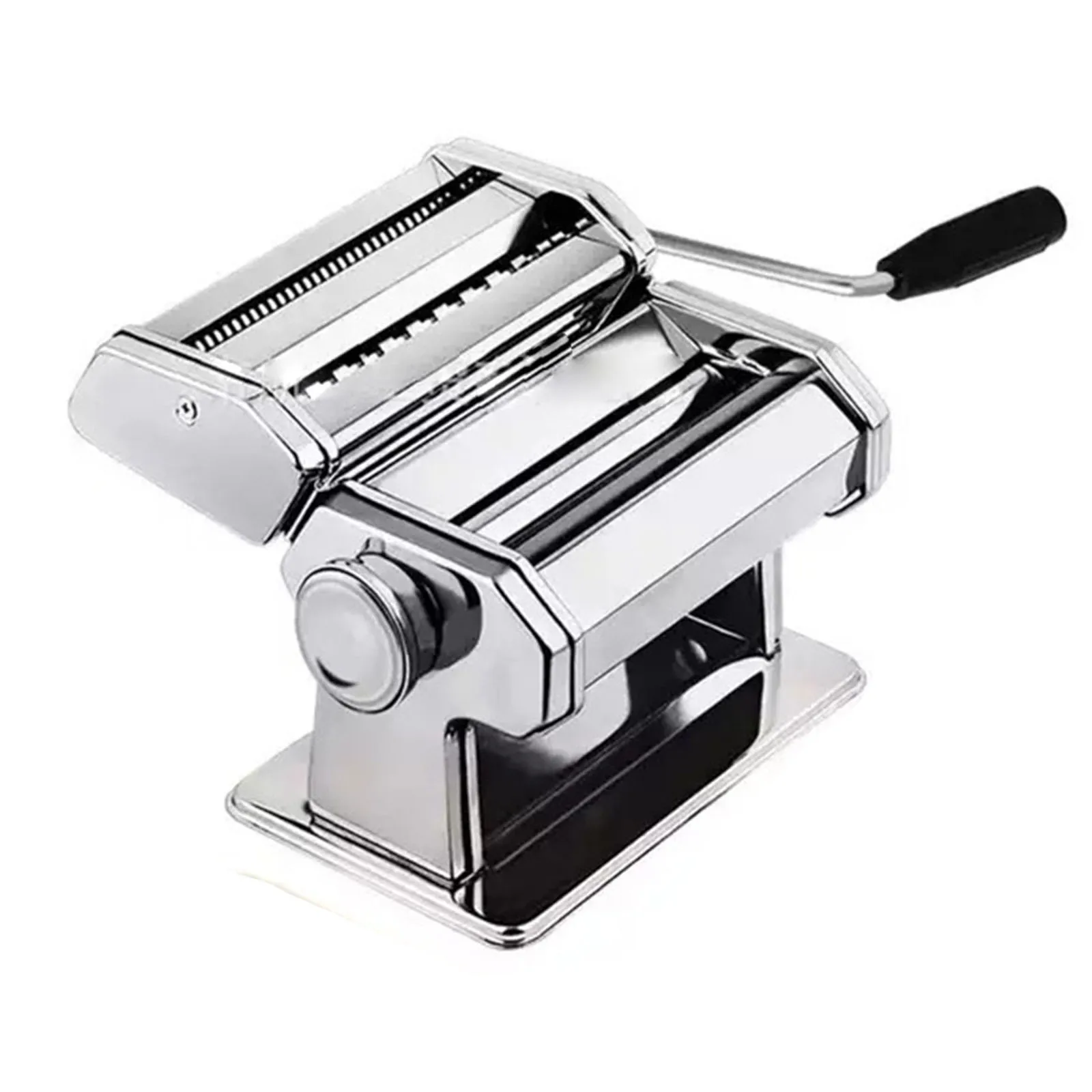 25x17x16cm Built To Last Pasta Maker Noodle Machine Lasagna Spaghetti Tool Manual Making Multi-function Sliver