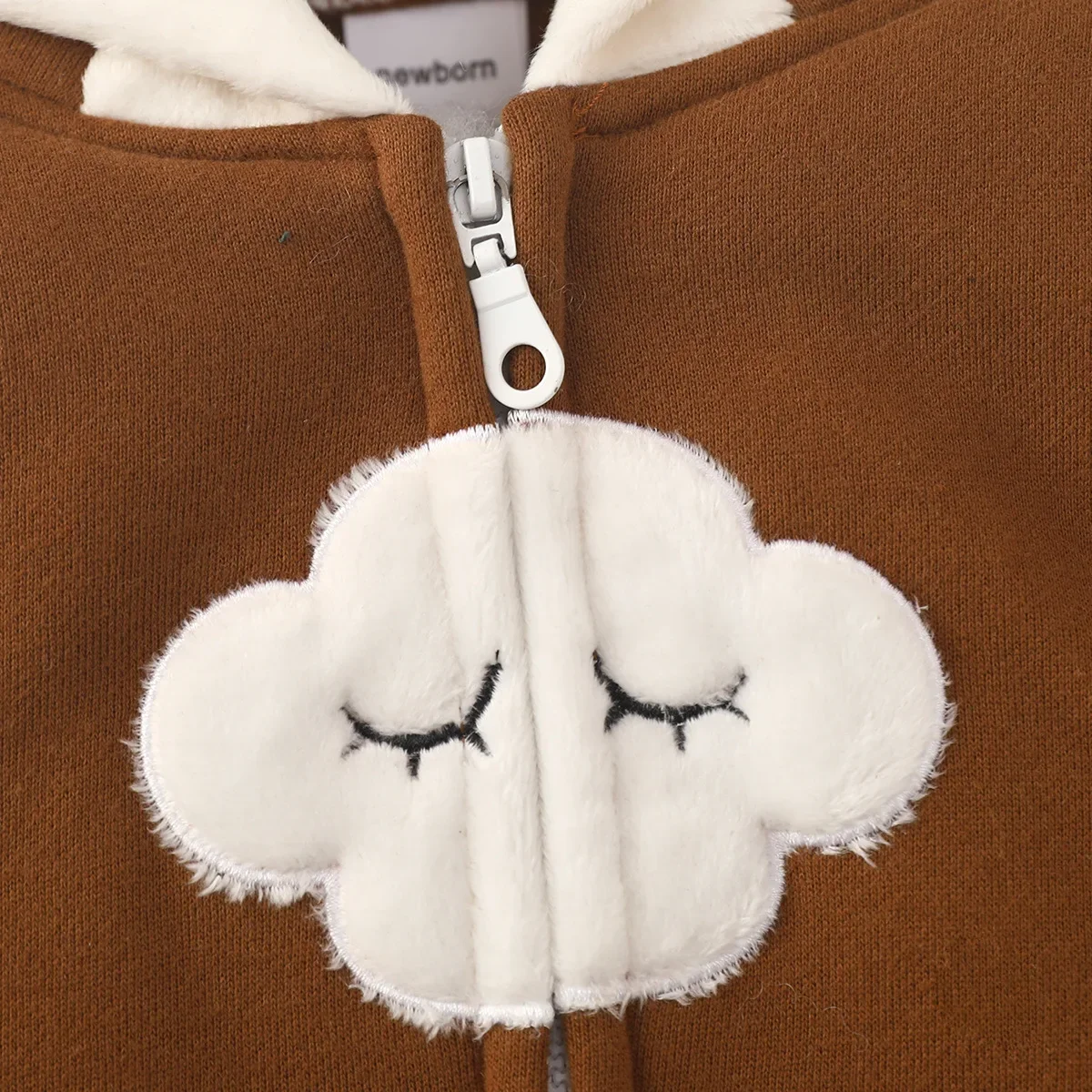 Autumn Spring Newborn Baby Romper Boys Girls Lovely Ears Hooded Long Sleeve Infant Bodysuit Warm Jumpsuit Toddler Girl Clothes 4
