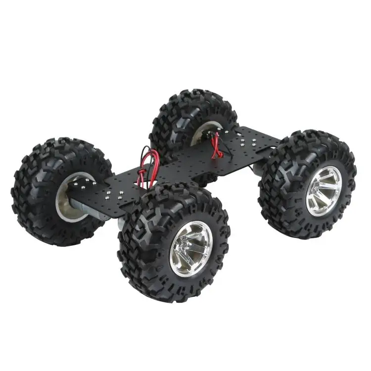 5kg Load 4WD Robot Car 12V DC Motor Off Road Wheel Chassis for Arduino Robot DIY Kit Programmable Car RC Tank Big Chassis