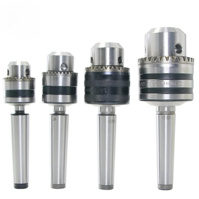 Light Duty Key Drill Chuck 0.6-6mm 1.5-13mm 1-10mm Taper Arbor CNC Machine MT2 MT3 MT4 B10 B12 B16 B18